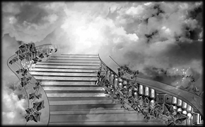 Лестница в небо - картинки для гравировки